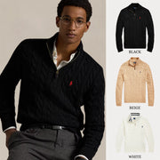 BUY 1, GET 3 – RALPH LAUREN CABLE KNIT ZIP SWEATER SET