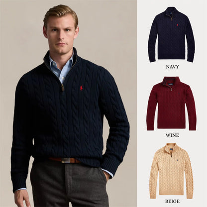 BUY 1, GET 3 – RALPH LAUREN CABLE KNIT ZIP SWEATER SET