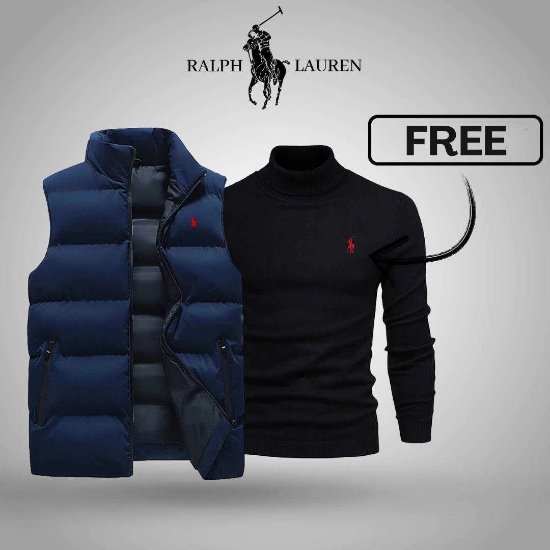 RALPH LAUREN WAISTCOAT + FREE SWEATER (CLEARENCE)